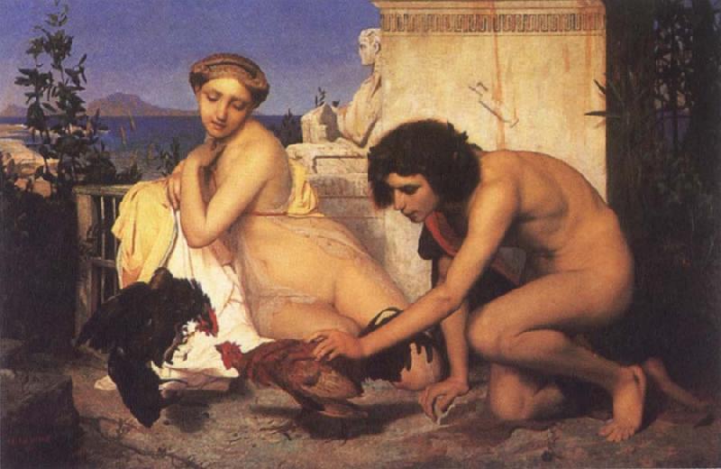 Jean Leon Gerome The Cock Fight oil painting image